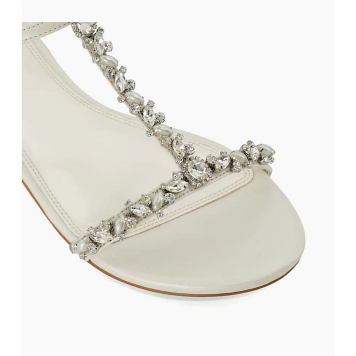 Nuptuals Embellished Flat Sandals