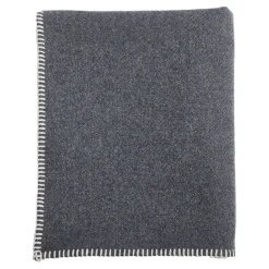 Oatmeal Blanket Stitch Throw