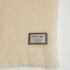 Online FOXFORD Off-White Mohair Throw