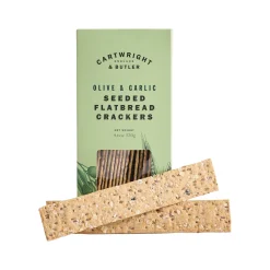 Olive and Garlic Wheat Flatbreads 200g