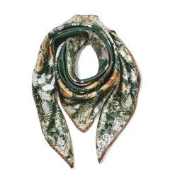 Ombre Floral Silk Scarf