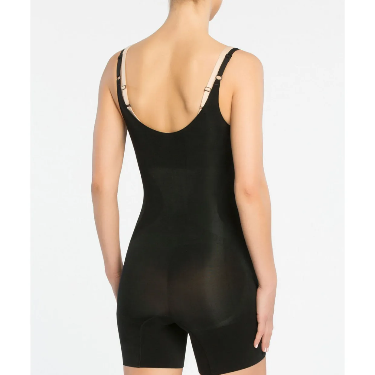 OnCore Firm Control Open-Bust Mid-Thigh Bodysuit