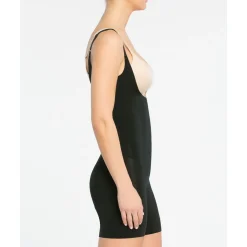 OnCore Firm Control Open-Bust Mid-Thigh Bodysuit