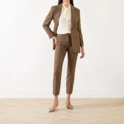 Outlet MARELLA Opaco Cropped Straight Leg Trousers