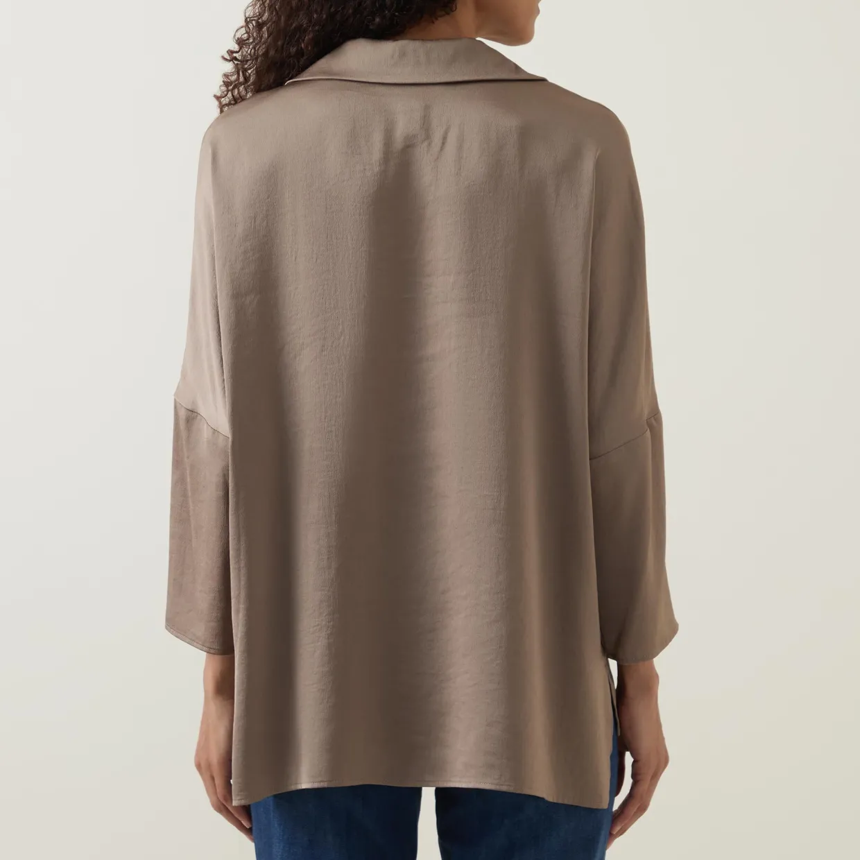 Open Collar Blouse