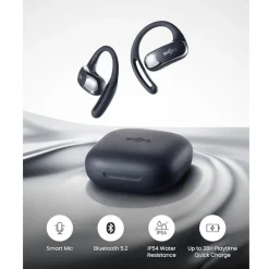 OpenFit Air Open-Ear True Wireless Earbuds Black