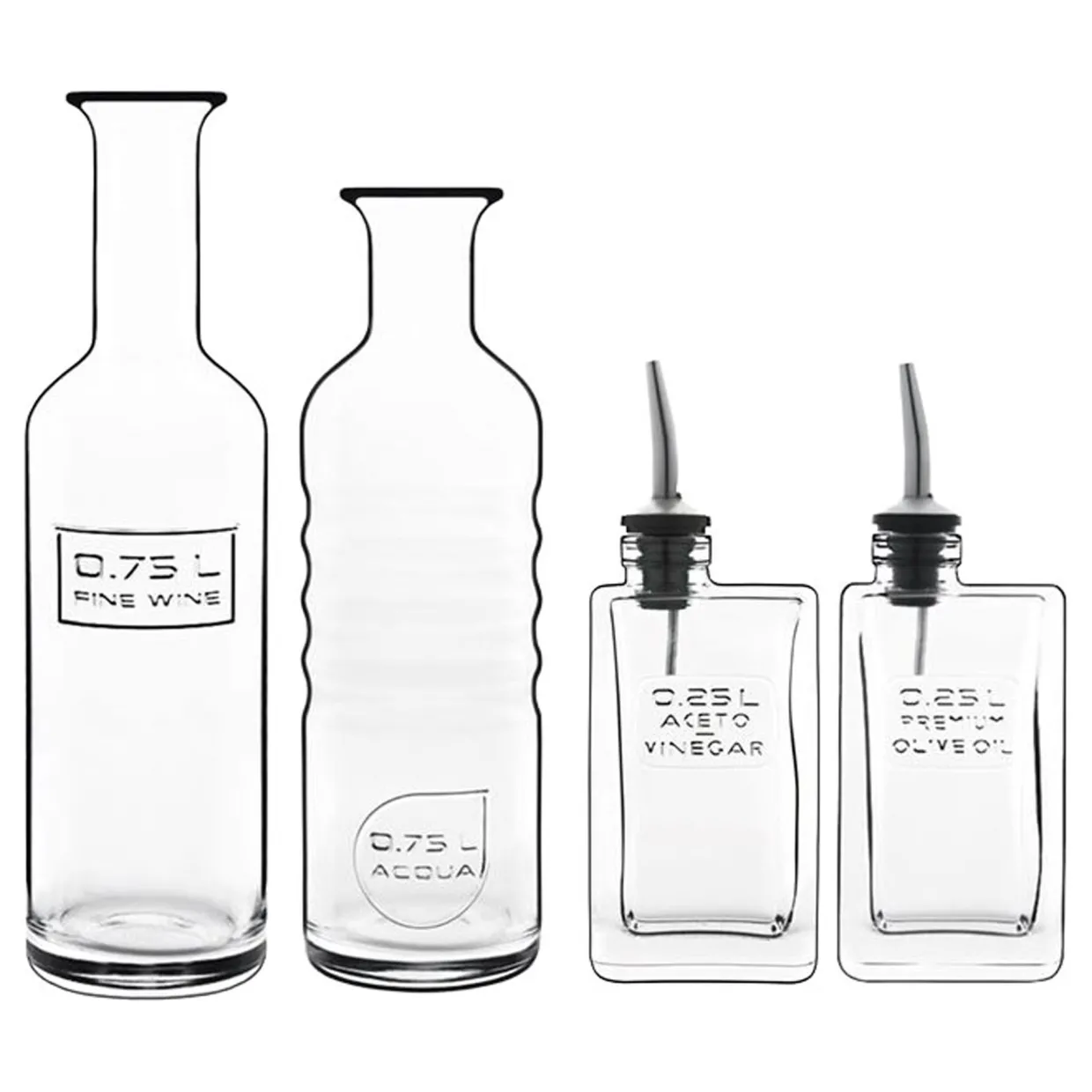 Optima Glassware Four-Piece Set