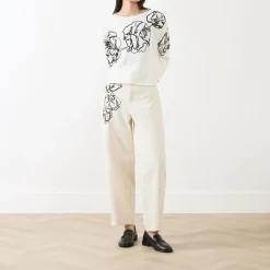 Orense Floral Embroidered Jeans