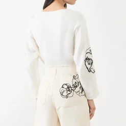 Orense Floral Embroidered Jeans