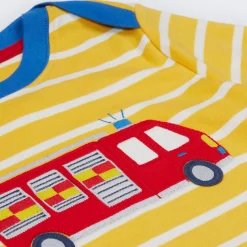 Orion Striped Applique Top