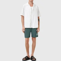 Outlet ALLSAINTS Orlando Logo Drawstring Swim Shorts