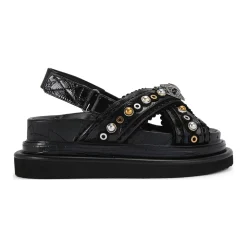 Orson Cross Scallop Flatform Sandals