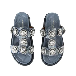 Orson Crystal Flat Sandals