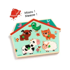 Clearance DJECO Ouaf Woof Sound Puzzle