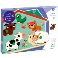 Clearance DJECO Ouaf Woof Sound Puzzle