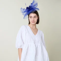 Oversized Feather Jewelled Fascinator