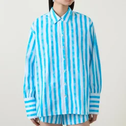 Oversized Striped Shirt