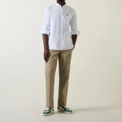 Hot LYLE & SCOTT Oxford Long-Sleeve Logo Shirt