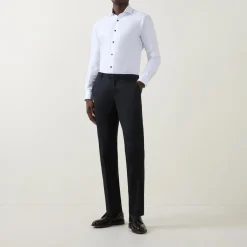 Fashion REMUS UOMO Oxford Trim Single-Cuff Formal Shirt