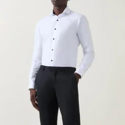 Fashion REMUS UOMO Oxford Trim Single-Cuff Formal Shirt
