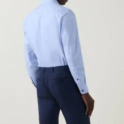Oxford Trim Single-Cuff Formal Shirt