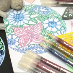 Sale MARVIN'S MAGIC 12-Pack Silver Rainbow Markers