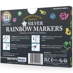 Sale MARVIN'S MAGIC 12-Pack Silver Rainbow Markers