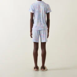 New LAUREN Paisley Print Shorts Pyjama Set