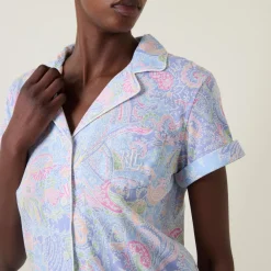 New LAUREN Paisley Print Shorts Pyjama Set