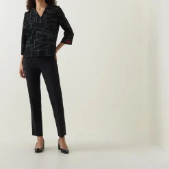 Panelled Long-Sleeved Top