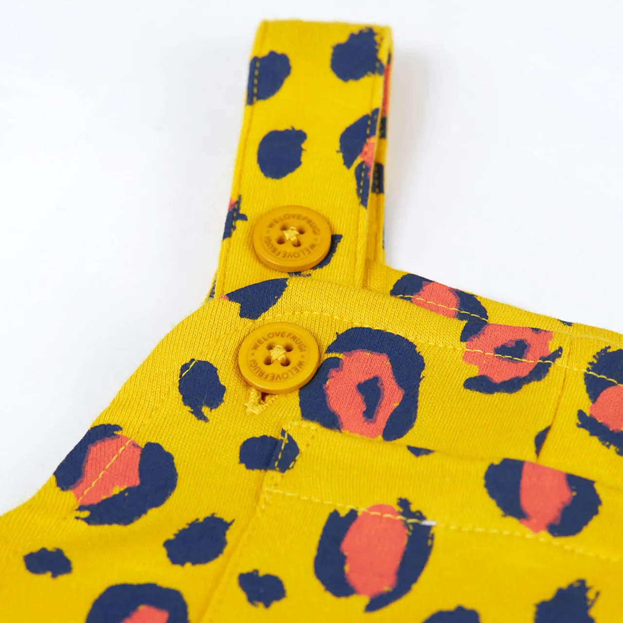 Outlet FRUGI Parsnip Leopard Print Dungarees