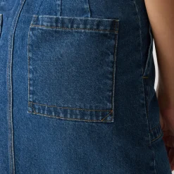 Outlet JIGSAW Patch Pocket Denim Skirt