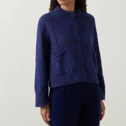 Patch Pocket Knitted Cardigan
