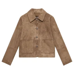Patch Pocket Suede Jacket