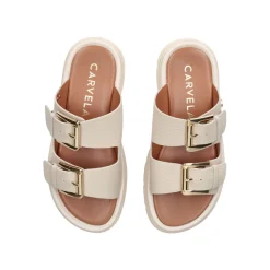 Pavilion Leather Flat Sandals