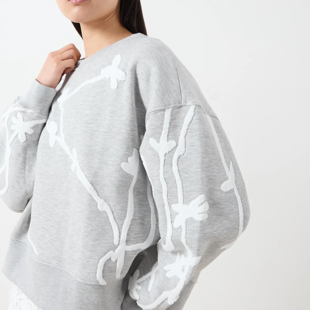 Sale MUNTHE Pawi Printed Sweatshirt