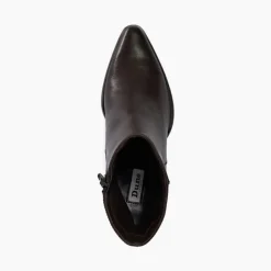 Paxten Leather Western Ankle Boots