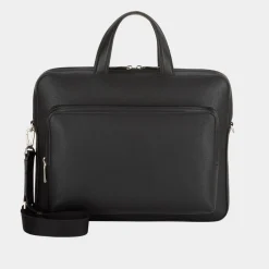 Pebbled Leather Briefcase