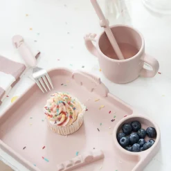 Fashion DONE BY DEER Peekaboo Silicone Straw Set