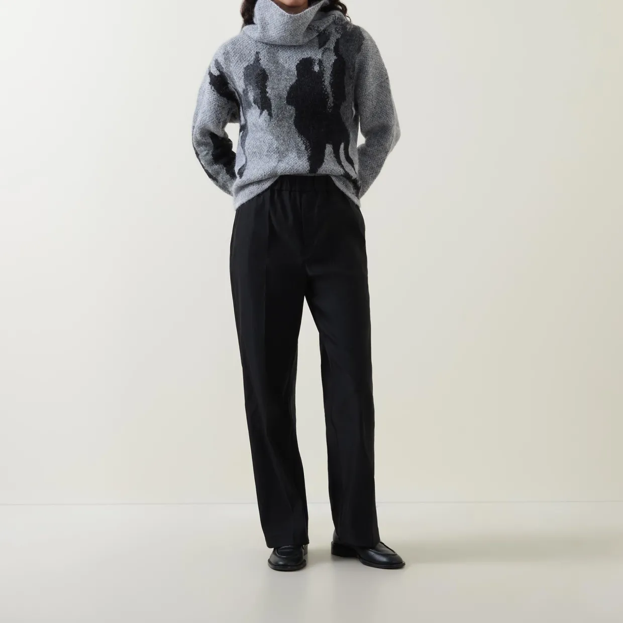 People Polo Neck Sweater