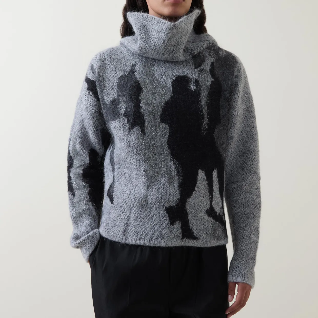 People Polo Neck Sweater