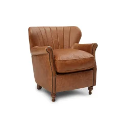 Clearance ALEXANDER & JAMES Percy Chair Satchel Latte