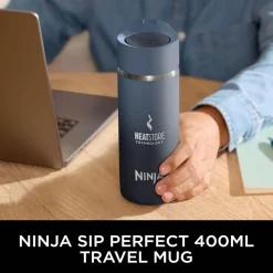 Sale NINJA Perfect Sip Travel Mug 400ml Blue