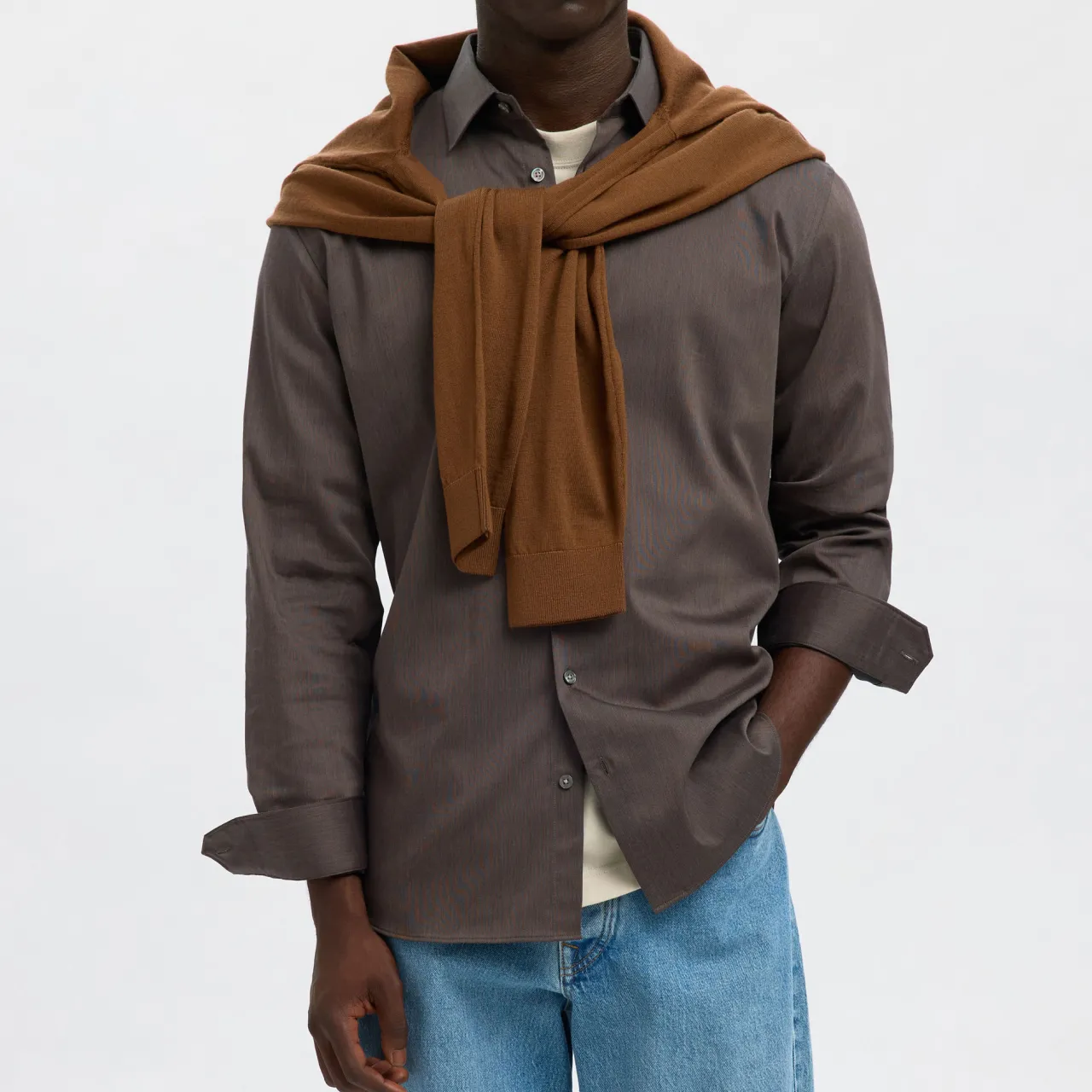 Hot SELECTED HOMME Performance Slim Fit Casual Shirt