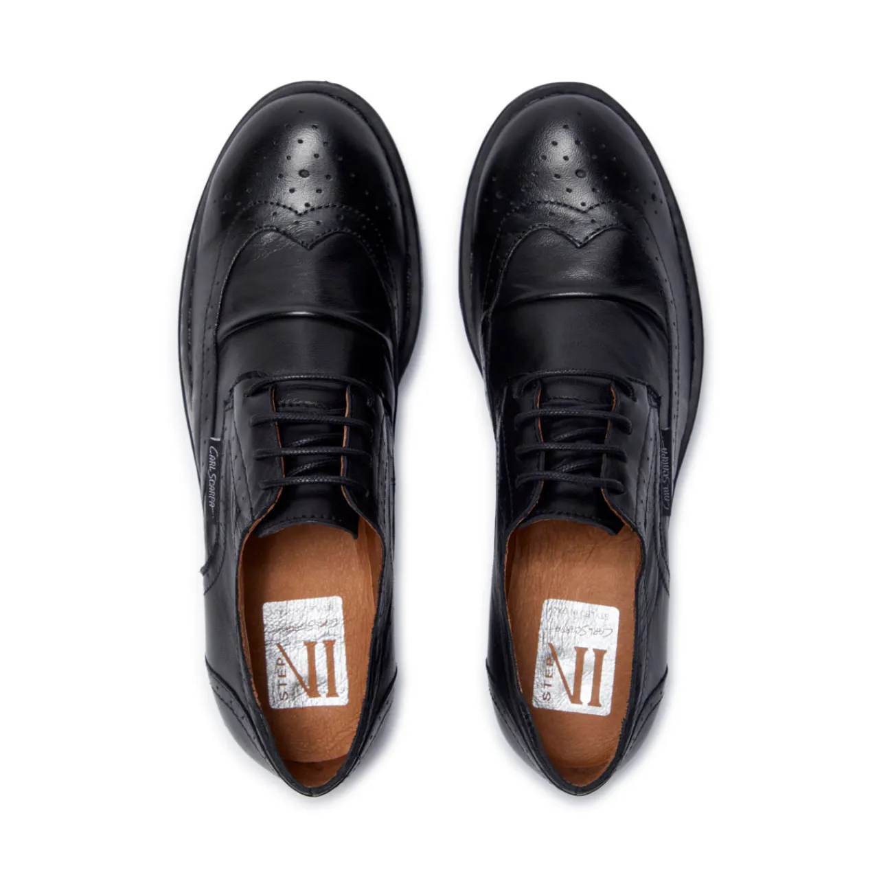 New CARL SCARPA Perla Leather Brogues
