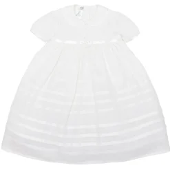 Hot LAURA D Peter Pan Collar Christening Gown