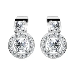 Sale NEWBRIDGE SILVERWARE Petite Cubic Zirconia Earrings