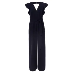 Fashion PHASE EIGHT Petite Kallie V Neck Frill Jumpsuit
