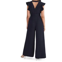 Fashion PHASE EIGHT Petite Kallie V Neck Frill Jumpsuit