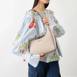 Phoebe Logo Hobo Bag